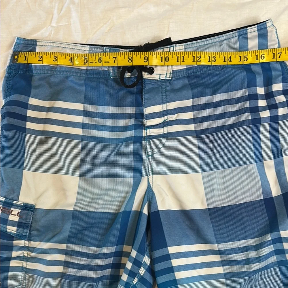 O'Neill Blue and White Board Shorts Swimwear